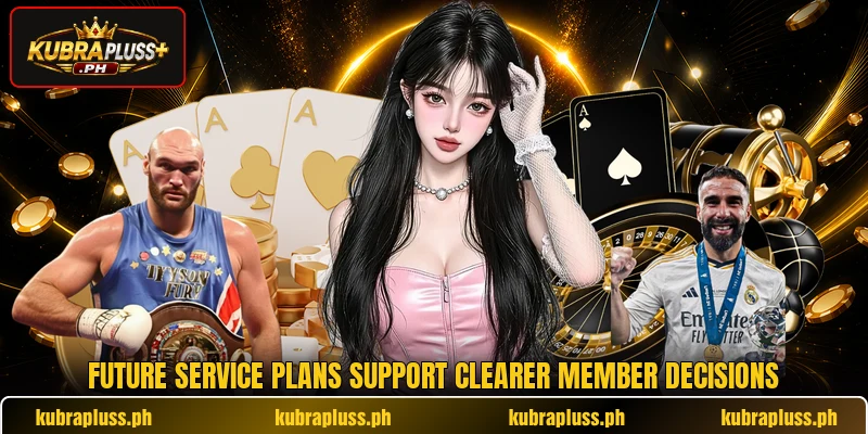 Future service plans support clearer member decisions Future service plans support clearer member decisions