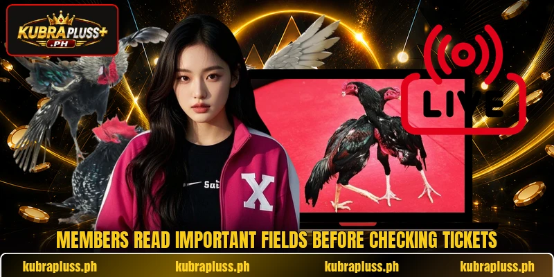 Members read important fields before checking tickets Members read important fields before checking tickets