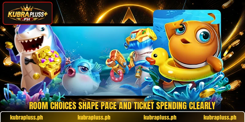 Room choices shape pace and ticket spending clearly Room choices shape pace and ticket spending clearly
