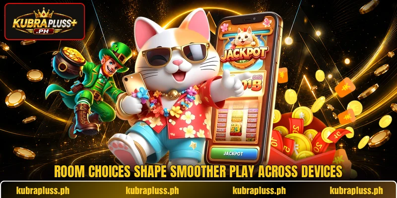 Room choices shape smoother play across devices Room choices shape smoother play across devices